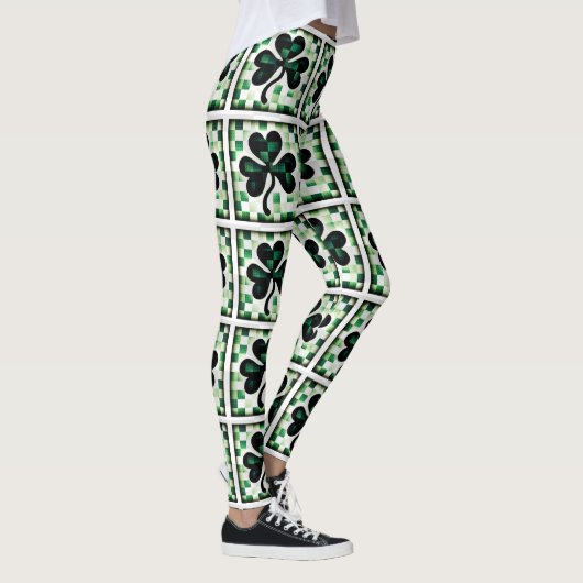 Leggings Shamrock Patchwork (Droite)