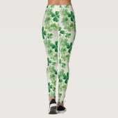 Leggings Shamrock Quatre feuilles Clover St Patrick's Day (Dos)