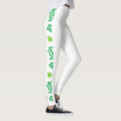 Leggings Shamrock vert irlandais de la Saint Patrick (Droite)