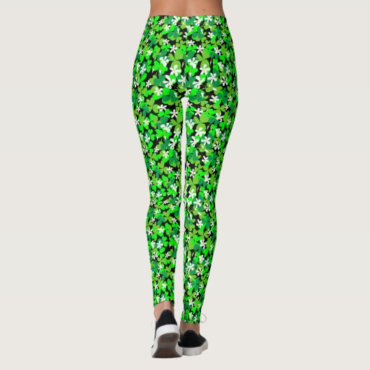 Leggings Shamrocks de la Saint Patrick (Dos)