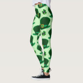 Leggings Shamrocks et Casquettes de Leprechaun (Gauche)