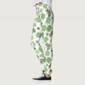 Leggings Shamrocks et trèfle de la Saint Patrick (Gauche)