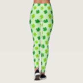 Leggings Shamrocks irlandais, St patrick Habilleme (Dos)