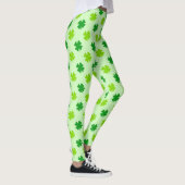 Leggings Shamrocks irlandais, St patrick Habilleme (Droite)