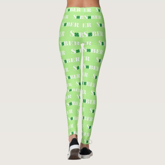Leggings Shamrocks Sober (Dos)