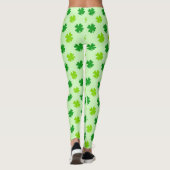 Leggings Shamrocks verts irlandais (Dos)
