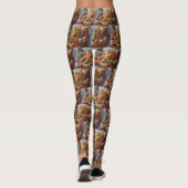 Leggings Shar Pei Chien Fête de Noël (Dos)