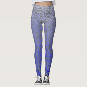 Leggings Shell motif.03.nbg Gray BG