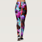 Leggings Shibori Batik : Aquarelle Gradient Tie Dye (Dos)