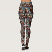 Leggings Shih Tzu Chien Festif de Noël (Dos)