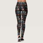 Leggings Shih Tzu Halloween Épouvantable (Dos)