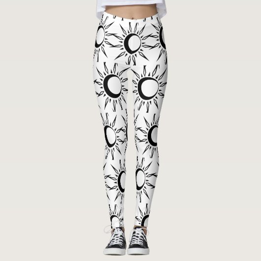 Leggings Shining Sun Crescent Moon (Devant)