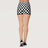 Leggings Shorts Checkered de drapeau - lumière (Dos)