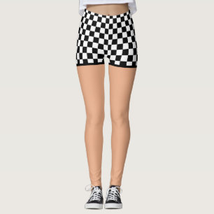 Leggings Shorts Checkered de drapeau - lumière