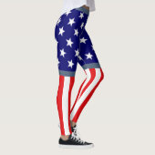 Leggings Shorts Drapeau Américain (Droite)