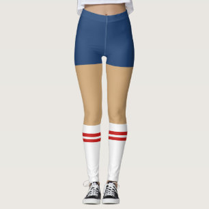 Leggings Shorts Drôles Et Chaussettes Hautes Drôles