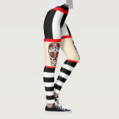 Leggings Shorts Effet Crâne de Sucre (Droite)