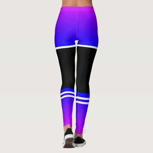Leggings Shorts et chaussettes bleu violet - Numéro 69 - Sp (Dos)