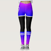 Leggings Shorts et chaussettes bleu violet - Numéro 69 - Sp (Devant)