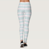 Leggings si belles lignes bleu Wavey (Dos)