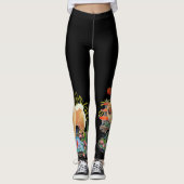 Leggings Sigles de NEGMAO - changement de couleur arrière - (Devant)