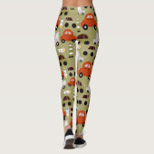 Leggings Signaux de trafic et voitures (Dos)