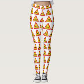 LEGGINGS SIGNE DE TRAFIC DES PERSONNES BLANCHISES (Devant)