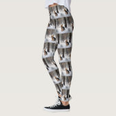 Leggings Silencieux Terrier Laisser Il Neige Noël (Gauche)