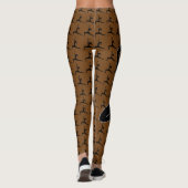 Leggings Silhouette Brown Pose de Yoga (Dos)
