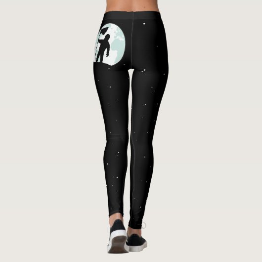 Leggings Silhouette d'astronaute (Dos)