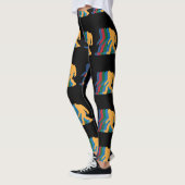 Leggings Silhouette de Bigfoot les années 70 Vintage (Gauche)