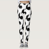 Leggings Silhouette du coq Gamecock (Devant)