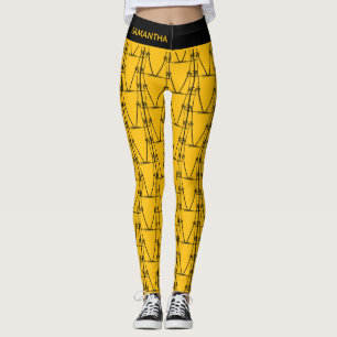 Leggings Silhouette moderne Cocotiers Motif Anniversaire