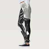 Leggings Silhouette Wolf de nuit (Gauche)
