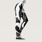 Leggings Silhouette Wolf de nuit (Droite)