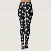 Leggings Silhouettes de caniche (Dos)