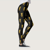 Leggings Silhouettes de fées dorées (Droite)