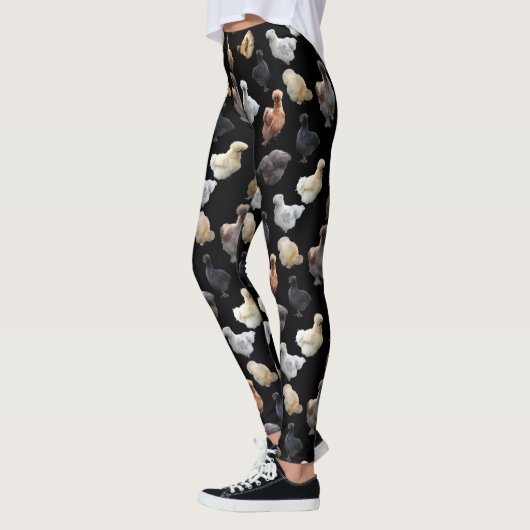 Leggings Silkie Bantam Chickens (Gauche)