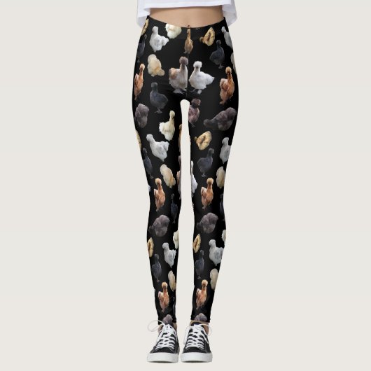 Leggings Silkie Bantam Chickens (Devant)