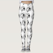 Leggings Silver Aries le bélier Zodiac (Devant)