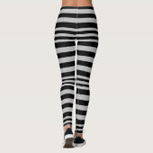 Leggings Silver et Black Stripes X 3 (Dos)