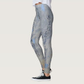 Leggings Silvery Art Calligraphie (Gauche)