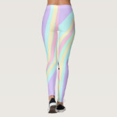Leggings Simple acrylique pour marbre ajouter votre nom de (Dos)