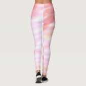 Leggings Simple aquarelle minimale rose ajoutez logo entrep (Dos)