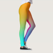 Leggings Simple Arc en ciel coloré (Droite)