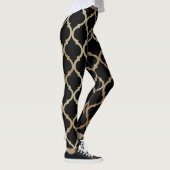 Leggings Simple Elegant Moderne Or Motif marocain | (Droite)