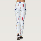 Leggings Simple et amusant Nautique (Dos)