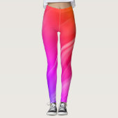 Leggings Simple fille Abstrait Ombre rose Aurora dégradant (Devant)
