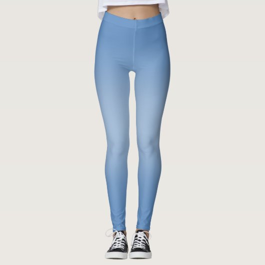 Leggings Simple moderne bleu marine dégradant (Devant)