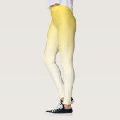 Leggings Simple moderne Jaune de couleur Gradient (Gauche)